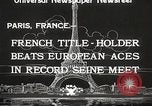 Image of swimmer Jean Taris Paris France, 1934, second 7 stock footage video 65675061014