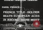 Image of swimmer Jean Taris Paris France, 1934, second 8 stock footage video 65675061014