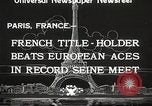 Image of swimmer Jean Taris Paris France, 1934, second 10 stock footage video 65675061014
