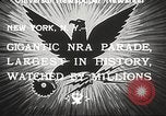 Image of Hugh Samuel Johnson New York City USA, 1934, second 6 stock footage video 65675061015