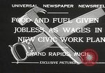Image le chômage Plan d'aides par George W Welsh Grand Rapids Michigan USA, 1932, de la seconde 3 séquences d'archives historiques vidéo 65675061017