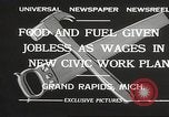 Image le chômage Plan d'aides par George W Welsh Grand Rapids Michigan USA, 1932, de la seconde 7 séquences d'archives historiques vidéo 65675061017