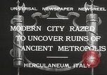 Standbild Arbeitnehmer Herculaneum Italien, 1932, aus Sekunde 10 historischem Filmmaterial Videoclip 65675061020