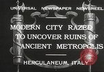 Standbild Arbeitnehmer Herculaneum Italien, 1932, aus Sekunde 11 historischem Filmmaterial Videoclip 65675061020