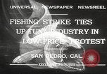Standbild Fischer San Pedro California USA, 1932, aus Sekunde 1 historischem Filmmaterial Videoclip 65675061021