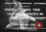 Standbild Fischer San Pedro California USA, 1932, aus Sekunde 4 historischem Filmmaterial Videoclip 65675061021