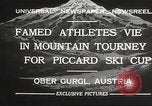 Standbild Skifahren Obergurgl Österreich, 1932, aus Sekunde 4 historischem Filmmaterial Videoclip 65675061022