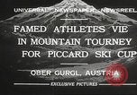 Standbild Skifahren Obergurgl Österreich, 1932, aus Sekunde 5 historischem Filmmaterial Videoclip 65675061022