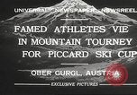 Standbild Skifahren Obergurgl Österreich, 1932, aus Sekunde 8 historischem Filmmaterial Videoclip 65675061022
