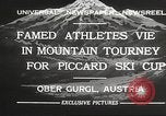 Standbild Skifahren Obergurgl Österreich, 1932, aus Sekunde 9 historischem Filmmaterial Videoclip 65675061022