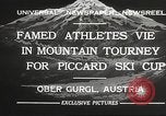 Standbild Skifahren Obergurgl Österreich, 1932, aus Sekunde 10 historischem Filmmaterial Videoclip 65675061022
