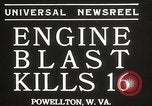 Image 'épave de locomotive Powellton West Virginia USA, 1934, de la seconde 4 séquences d'archives historiques vidéo 65675061025