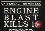 Image 'épave de locomotive Powellton West Virginia USA, 1934, de la seconde 6 séquences d'archives historiques vidéo 65675061025