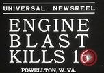 Image 'épave de locomotive Powellton West Virginia USA, 1934, de la seconde 7 séquences d'archives historiques vidéo 65675061025