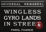 Image avion gyro aptères Paris France, 1934, de la seconde 1 séquences d'archives historiques vidéo 65675061026