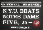 Image jeu de basket-ball New York United States USA, 1934, de la seconde 4 séquences d'archives historiques vidéo 65675061027