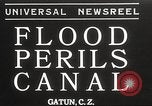 Image 'eau d'inondation Gatun Panama, 1934, de la seconde 1 séquences d'archives historiques vidéo 65675061030