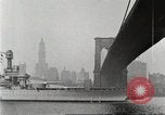 Image of USS Tennessee (BB-43) in 1920. Naval Review New York 1918 New York City USA, 1920, second 15 stock footage video 65675061038
