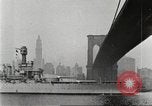 Image of USS Tennessee (BB-43) in 1920. Naval Review New York 1918 New York City USA, 1920, second 19 stock footage video 65675061038