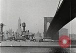 Image of USS Tennessee (BB-43) in 1920. Naval Review New York 1918 New York City USA, 1920, second 25 stock footage video 65675061038