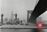 Image of USS Tennessee (BB-43) in 1920. Naval Review New York 1918 New York City USA, 1920, second 26 stock footage video 65675061038