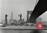 Image of USS Tennessee (BB-43) in 1920. Naval Review New York 1918 New York City USA, 1920, second 30 stock footage video 65675061038