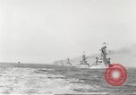 Image of United States battleships in exercise maneuvers Atlantic Ocean, 1918, second 34 stock footage video 65675061042