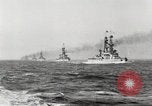 Image of United States battleships in exercise maneuvers Atlantic Ocean, 1918, second 47 stock footage video 65675061042