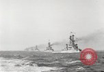 Image of United States battleships in exercise maneuvers Atlantic Ocean, 1918, second 55 stock footage video 65675061042