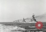 Image of United States battleships in exercise maneuvers Atlantic Ocean, 1918, second 56 stock footage video 65675061042