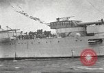 Standbild US-Kriegsschiffe Atlantik, 1919, aus Sekunde 54 historischem Filmmaterial Videoclip 65675061050