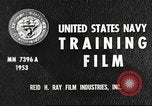 Image of sailors United States USA, 1953, second 7 stock footage video 65675061074