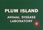 Image of Plum Island Animal Disease Center Long Island New York USA, 1958, second 9 stock footage video 65675061091