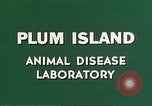 Image of Plum Island Animal Disease Center Long Island New York USA, 1958, second 10 stock footage video 65675061091