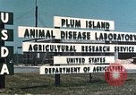 Image of Plum Island Animal Disease Center Long Island New York USA, 1958, second 34 stock footage video 65675061092