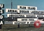 Image of Plum Island Animal Disease Center Long Island New York USA, 1958, second 38 stock footage video 65675061092