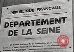 Standbild Französische Streitkräfte des Inneren Paris Frankreich, 1944, aus Sekunde 28 historischem Filmmaterial Videoclip 65675061110