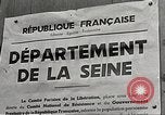 Standbild Französische Streitkräfte des Inneren Paris Frankreich, 1944, aus Sekunde 29 historischem Filmmaterial Videoclip 65675061110