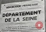 Standbild Französische Streitkräfte des Inneren Paris Frankreich, 1944, aus Sekunde 31 historischem Filmmaterial Videoclip 65675061110