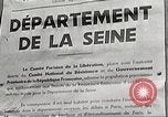 Standbild Französische Streitkräfte des Inneren Paris Frankreich, 1944, aus Sekunde 32 historischem Filmmaterial Videoclip 65675061110
