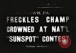 Immagine di Freckled di fronte ragazzi Philadelphia Pennsylvania USA, 1938, secondo 1 filmato di repertorio 65675061116