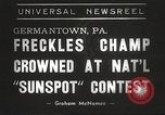 Immagine di Freckled di fronte ragazzi Philadelphia Pennsylvania USA, 1938, secondo 7 filmato di repertorio 65675061116