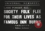 Image Deer Path Inn Lake Forest Illinois USA, 1938, de la seconde 6 séquences d'archives historiques vidéo 65675061118