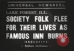 Image Deer Path Inn Lake Forest Illinois USA, 1938, de la seconde 7 séquences d'archives historiques vidéo 65675061118