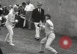 Image escrimeurs Montréal Québec Canada, 1938, de la seconde 28 séquences d'archives historiques vidéo 65675061119