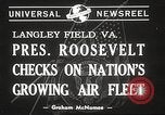 Standbild Franklin D Roosevelt Hampton Virginia USA, 1940, aus Sekunde 4 historischem Filmmaterial Videoclip 65675061120