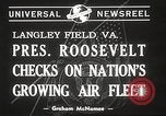 Standbild Franklin D Roosevelt Hampton Virginia USA, 1940, aus Sekunde 6 historischem Filmmaterial Videoclip 65675061120