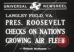Standbild Franklin D Roosevelt Hampton Virginia USA, 1940, aus Sekunde 7 historischem Filmmaterial Videoclip 65675061120