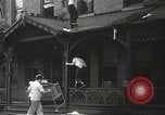 Image of burning building Camden New Jersey USA, 1940, second 26 stock footage video 65675061126