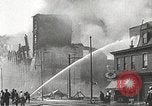 Image of burning building Camden New Jersey USA, 1940, second 35 stock footage video 65675061126
